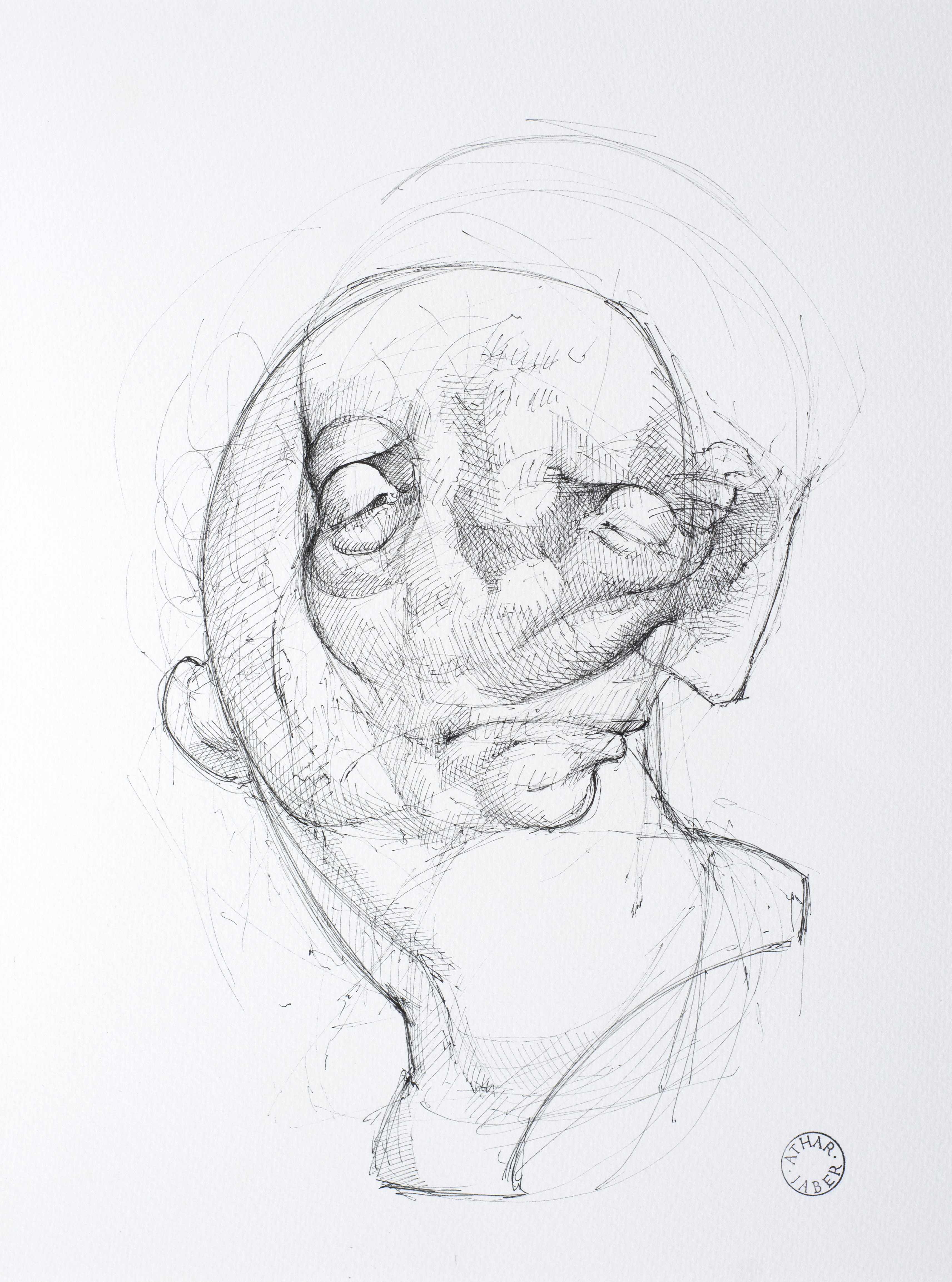 Study of a Head 02